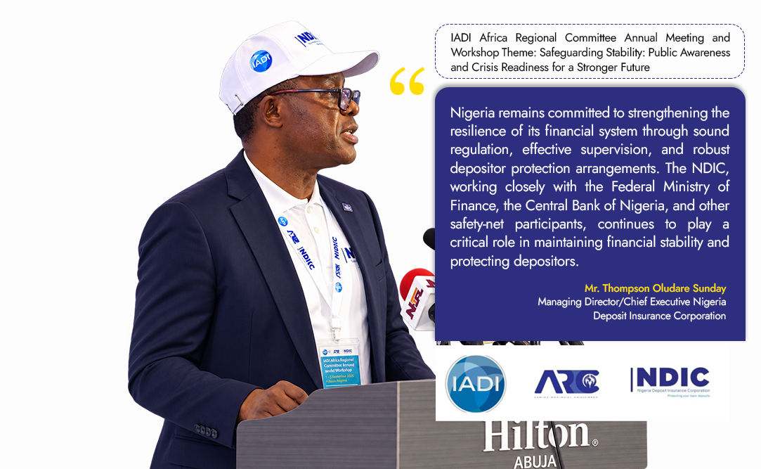 MD/CE NDIC’S Welcome Remark at IADI-ARC Workshop & Annual Meeting 2026